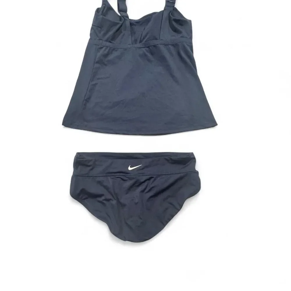 Nike Women's Navy and Blue Bikinis-and-tankini-sets